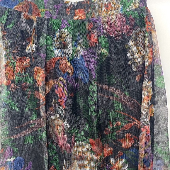 Anthropologie Maeve Meena Floral Skirted Leggings | Size XS Whimsigoth Skirt - Picture 7 of 10